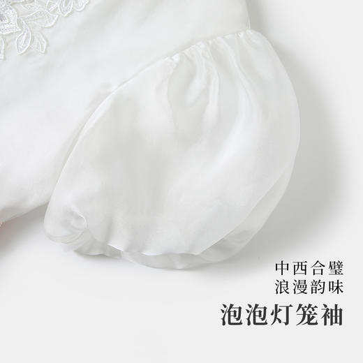 【英氏限时清仓】【改良马面连衣裙】【120-165】女童新中式夏季连衣裙儿童国风复古汉服 商品图6