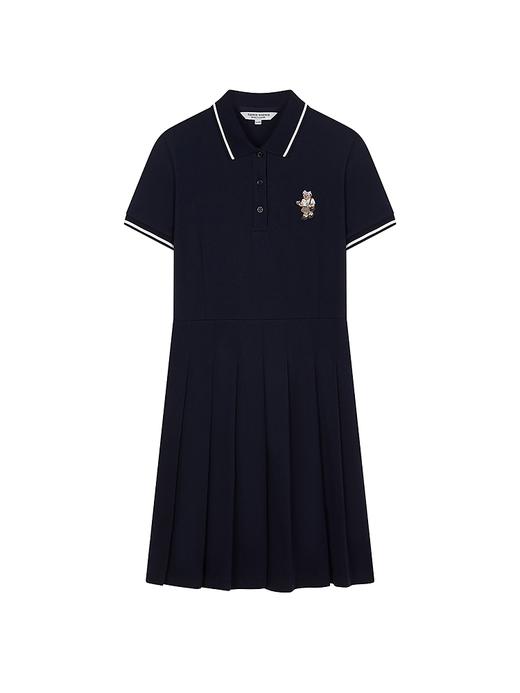 TeenieWeenie小熊卡通连衣裙女春季女中长裙TTOM25M304Z 商品图1