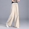 百媚生 苎麻棉垂感宽松阔腿裤TDA-7 商品缩略图2
