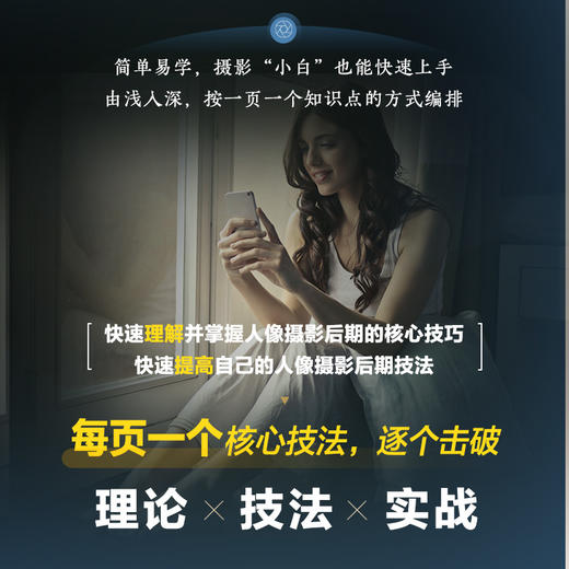 人像摄影后期核心技法 人像摄影书后期精修调色技巧教程照片处理摄影后期人像修图PS教程书 商品图1