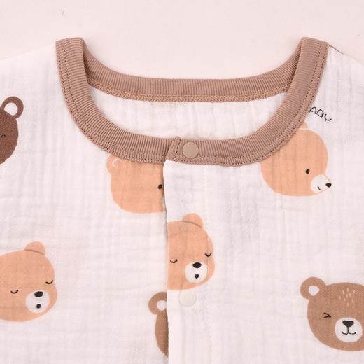 棉果果夏季男童女童纯棉纱布防蚊5A抗菌睡袋M205570200070 商品图2