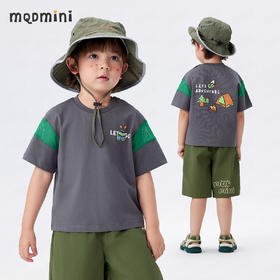 【索罗娜凉感抑菌】【90-140】【MQDmini】男童夏款凉感抑菌透气短袖t恤