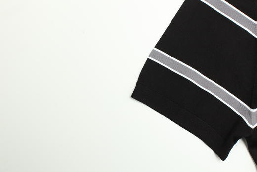 Marco Azzali 横条纹短袖针织衫 KK58298A2 商品图3