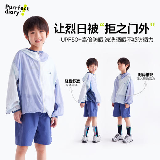 【轻量】【咕噜日记】童装儿童防晒衣25夏季男女童透气防晒外套轻薄款PXW2509 商品图1