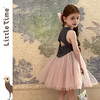 Little time女童连衣裙夏装2025新款儿童露背纱裙女宝宝公主纱裙 商品缩略图1