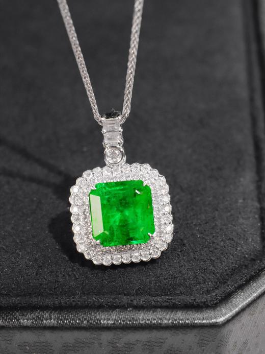 2ct刻面祖母绿吊坠 商品图1