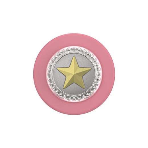 【绿洲物语】璀璨星·MagSafe圆啪嗒 MAGSAFE磁吸手机气囊支架 Round圆啪嗒系列 粉色 日月星 商品图3