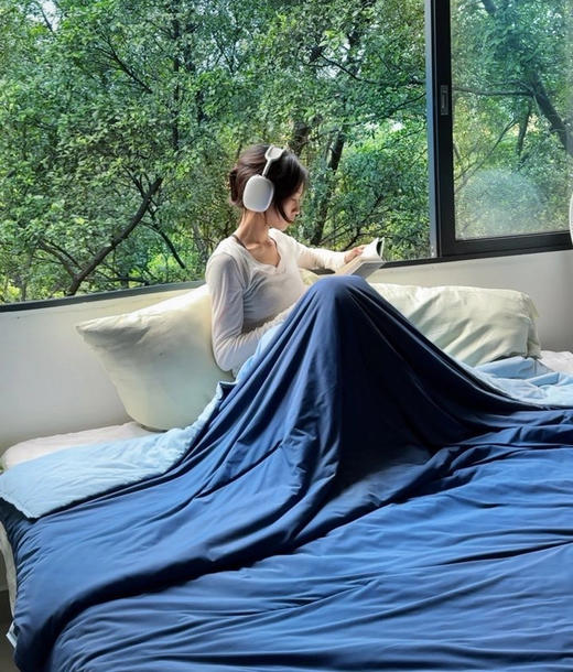 亚朵代工出货春夏裸睡被子爽感夏凉被040707 商品图9