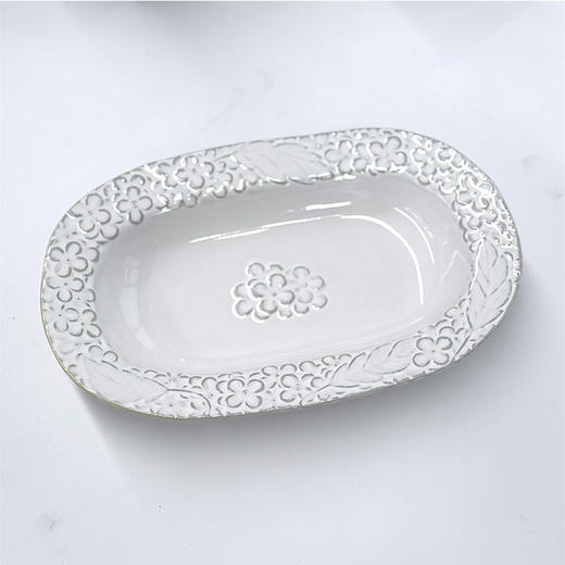 【AITO】日本原产AITO Lien 浮雕藤系列立体椭圆盘 商品图7