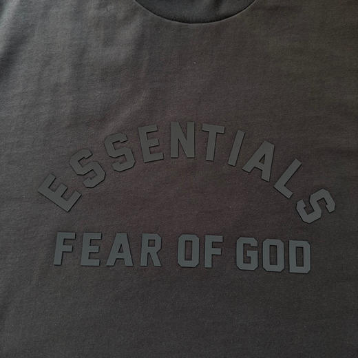 点此购买 FOG夏季男女款硅胶植绒字母印花重磅高街短袖T恤 md 314467 商品图12