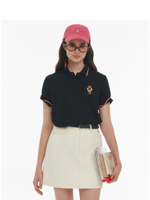 Teenie Weenie小熊卡通POLO衫T恤女春季女t恤TTHW25M501Z 商品图1