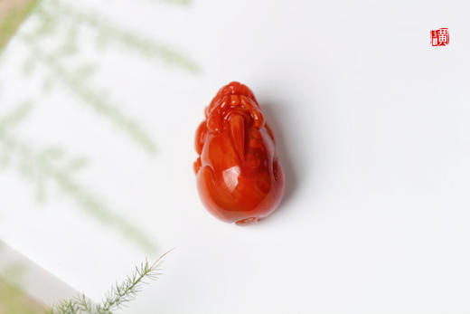 南红貔貅吊坠【招财进宝】 配精美挂绳 商品图1