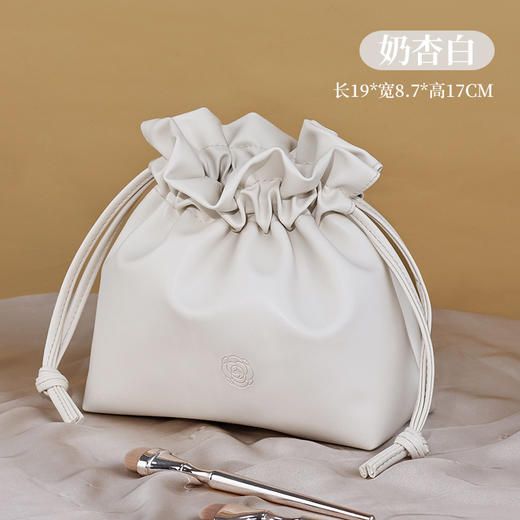 【法式高颜值经典收纳包】随身流沙ins新款 化妆品大容量束口便携懒人包 国庆出行好物 商品图8