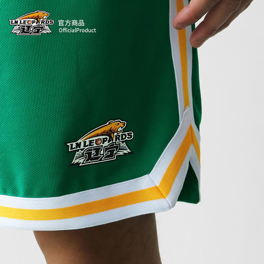 【官方正版】辽宁飞豹男篮 | 墨绿运动短裤速干吸汗舒适球裤 商品图4