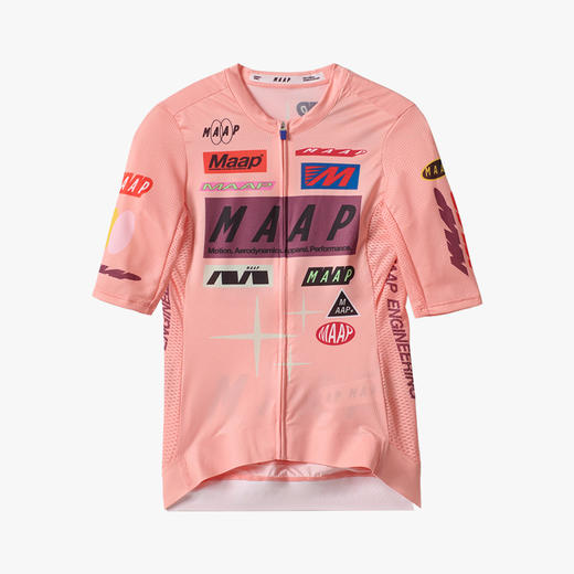 MAAP 女士 Drome Pro Air Jersey 3.0 桃粉橙 短袖骑行服 商品图5