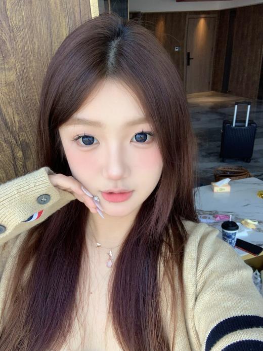 woolilens半年抛 满钻鸽子蛋/重返千禧年 蓝/黑 14.5mm 非离子 商品图6