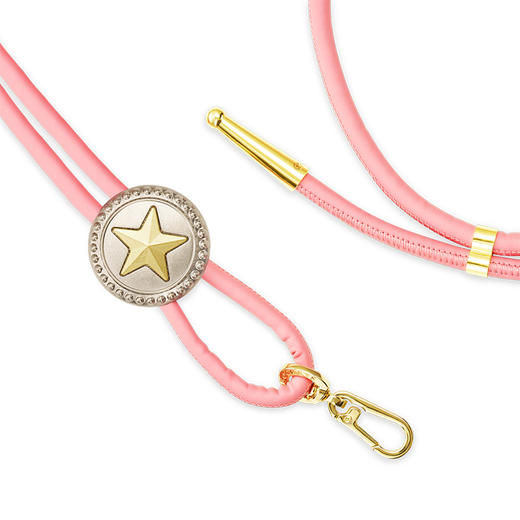 【绿洲物语】璀璨星·手机背带 Wristlet&Strap手机绳链 Strap手机背带系列 粉色 日月星 商品图4