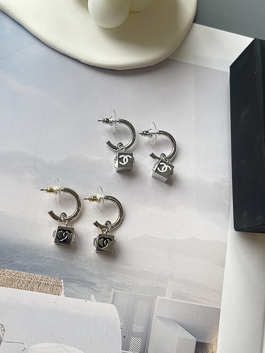 THS-无 香家 小方块方糖系列 项链 耳饰 CU1288 商品图7