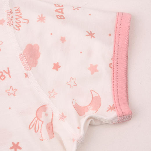 棉果果夏季女童家居服防蚊5A抗菌莫代尔套头T恤M221140425216 商品图2