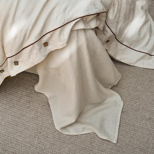 【宠粉派对】洁丽雅棉麻四件套拉链款被套枕套被罩印花床单床上用品 商品图4