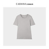 凯喜雅 女款高光真丝丝光棉圆领短袖T恤 商品缩略图2