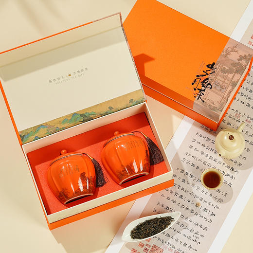 【吉星高照】去寻 微信会员专享  武夷原产 金骏眉 正宗品质 鲜活甘爽 禧悦橙红 大气茶礼 净含量250g 商品图4