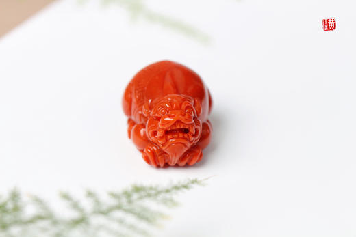 【神通广大】南红貔貅吊坠，配精美挂绳 商品图3