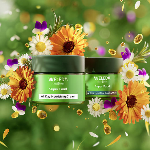 【品牌旗舰】WELEDA维蕾德superfood滋润滋养日霜晚霜40ml 商品图3