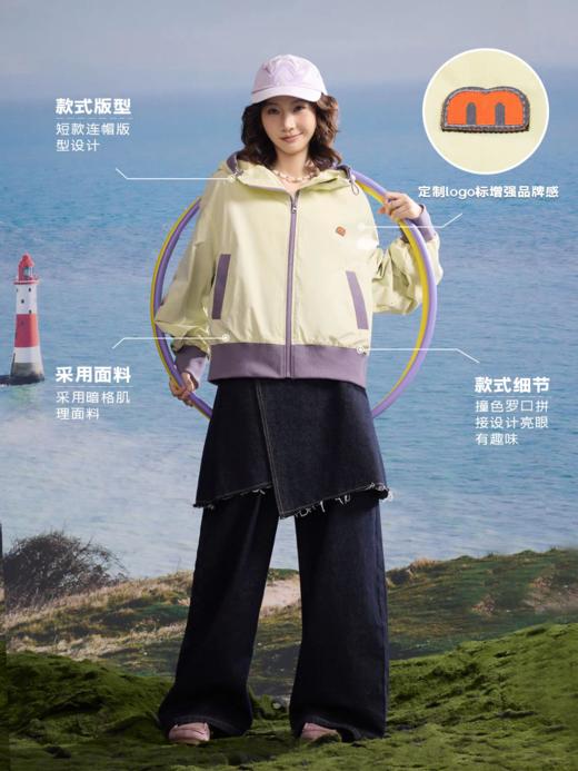 马得工地/MDGDWT251190/撞色罗口夹克 商品图1