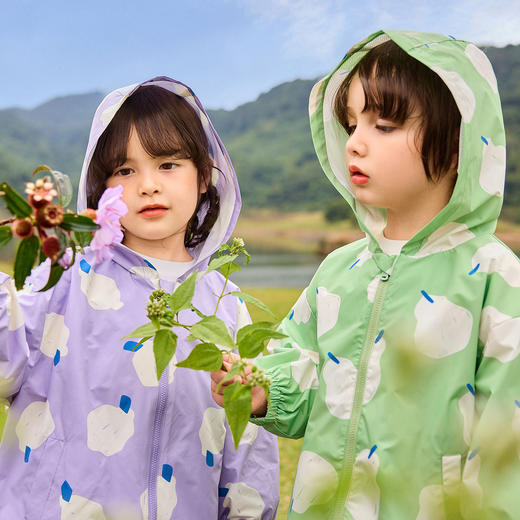 嘟嘟家儿童连帽外套春季新款男童户外软壳春装女童衣服宝宝童装潮★ 商品图2