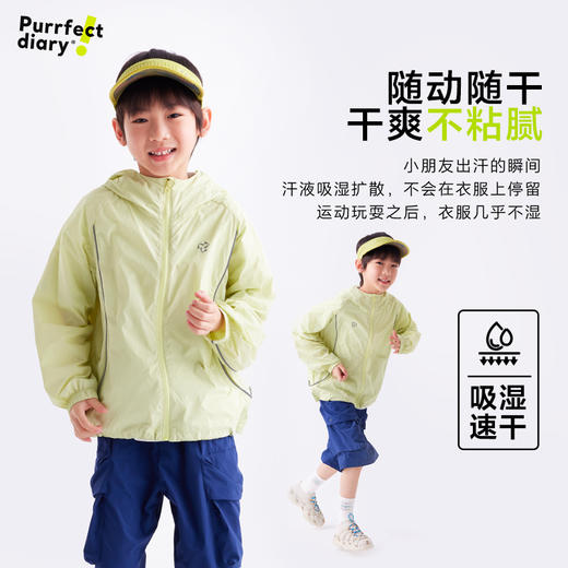 【轻量】【咕噜日记】童装儿童轻薄防晒外套男女童户外防晒衣透气上衣PXW2502 商品图3