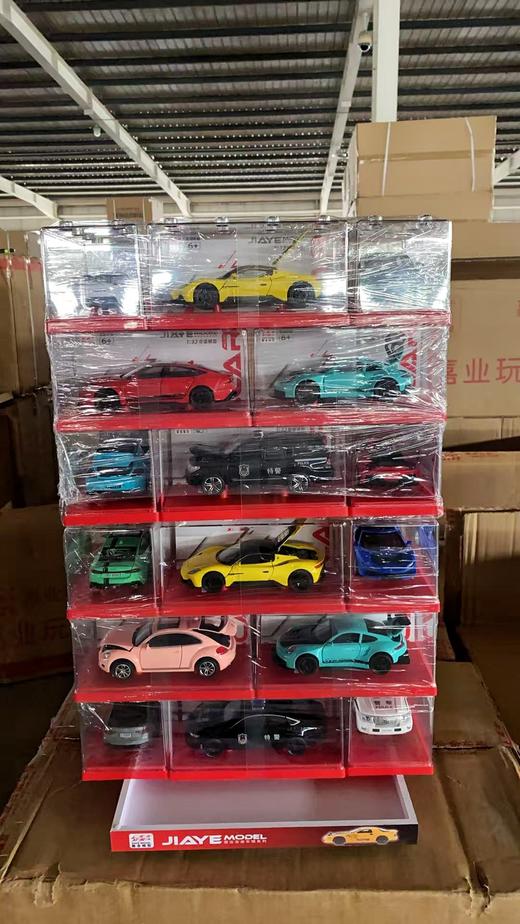 嘉业1：32合金车模一架子车模带旋转台收银台爆款车模 商品图0