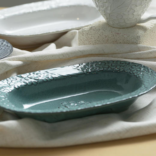 【AITO】日本原产AITO Lien 浮雕藤系列立体椭圆盘 商品图1