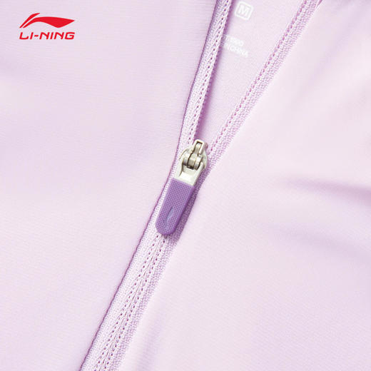 李宁针织风衣女子25春夏新款简约百搭户外休闲连帽运动外套AFDV286-5 DS 商品图4