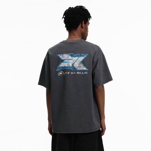 wassuphouse联名复古做旧印花短袖T恤07V 商品图1