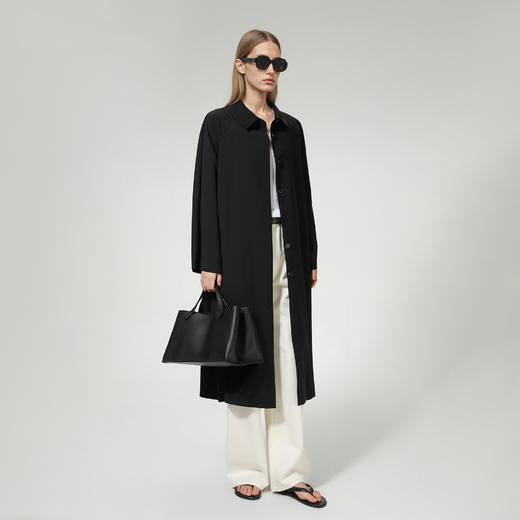 ROMI STUDIO“极简主义”100%牛皮 软皮大容量手提托特包 24SSB239 商品图2