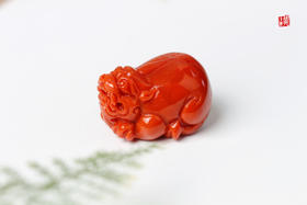 【神通广大】南红貔貅吊坠，配精美挂绳