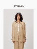 LIYIHAN稿线丨25春亚麻绣花边条纹衬衫翻领宽松上衣外套透气舒适 商品缩略图3