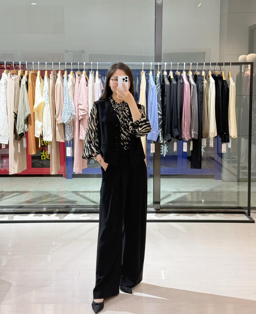 设计师系列高腰阔腿裤 商品图7