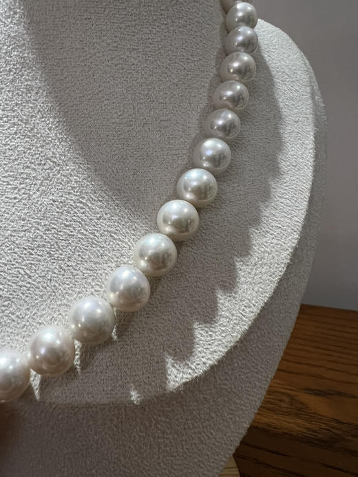 47-3 母亲节特惠 9-11mm极强光 正圆微瑕 爱迪生珍珠项链 45cm 限时1800 商品图3