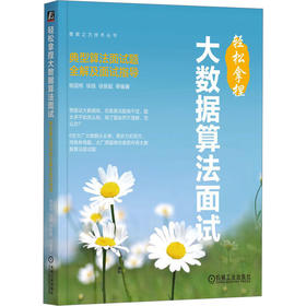 轻松拿捏大数据算法面试 典型算法面试题全解及面试指导