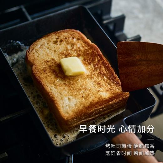 【小煎锅】日本唯米乐珐琅铸铁平底锅方形玉子烧厚蛋烧锅早餐小锅 商品图1