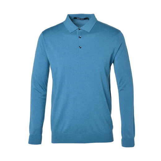 Marco Azzali 长袖POLO领针织衫KK58294D1 商品图0