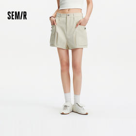 森马休闲裤女纯棉宽松南瓜裤俏皮复古气质2025夏季新款工装裤时尚