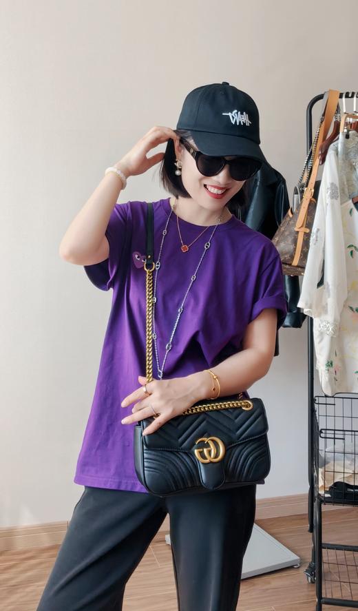 紫茄子爱心T杨幂同款 商品图7