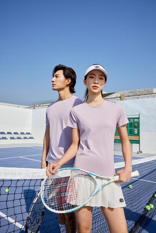 *鸟家同款面料，萨勒芬妮7A抗菌亲肤轻奢插肩圆领T恤  抗菌速干亲肤 商品图6