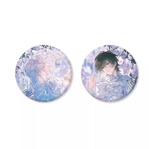 栗汀 我在无限游戏里封神 第V期 泡沫 吧唧 徽章套组 国谷 耽美 商品图0