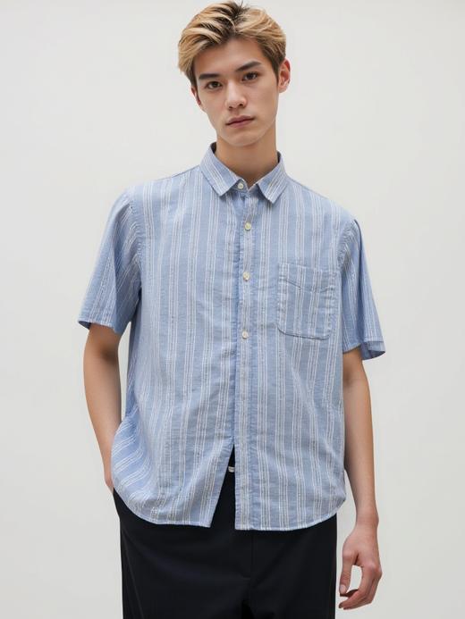 佐丹奴男装SS25【商场新款】休闲短袖衬衫01045242 商品图4