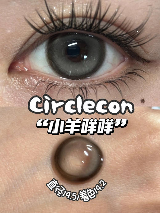 circlecon半年抛三副98宇宙星河/鎏金琥珀/奶栗可可/葡萄芙芙/星海蓝鲸/哥特血魅/挪威极光/小羊咩咩/小兔乖乖/小猫团团 商品图8