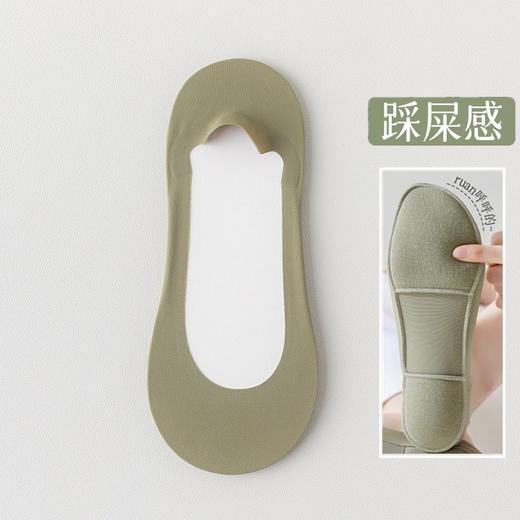 【拍1发6！夏季百搭冰丝船袜女】冰丝海绵底，轻盈柔软，隐形美观。巨舒适，防滑不掉跟，释放少女气息。多色时尚潮流，尽显女性魅力。 商品图9